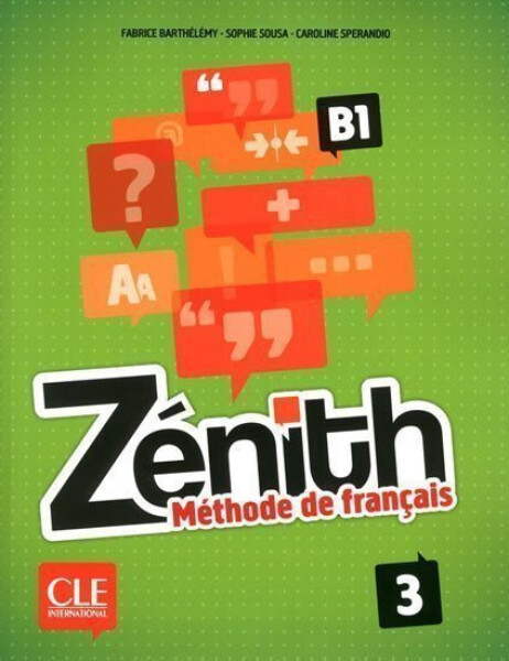 Zénith 3: Livre de l´éleve + DVD-Rom - Fabrice Barthélémy