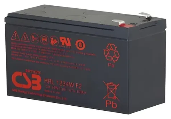 CSB HRL1234W / Olověný akumulátor / 12V / 9Ah / 34W / F2 (CSB-HRL1234W)