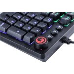 Marvo KG917 (US) černá / mechanická klávesnice / USB / RGB / US layout / Jixian Blue / 1.6m (KG917)