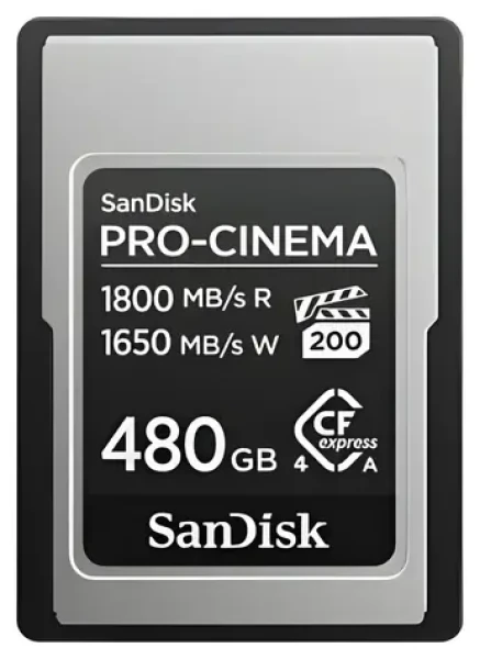 SanDisk PRO-CINEMA CFexpress 480 GB / Paměťová karta / Type A (SDCFEA-480G-GN4NN)