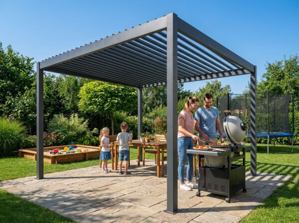 Lanit Plast hliníková bioklimatická pergola Premium 4 x 3 m LG4089