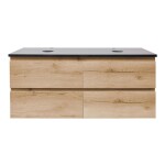 Koupelnová skříňka s krycí deskou SAT B-Way 119x50x45 cm dub mat BWAY2120OAKTK BWAY2120OAKTK