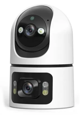 IMMAX NEO LITE SMART Security DOUBLE / Vnitřní kamera / Duální / P/T 355°/90° / 4MP / Wi-Fi / TUYA (07805L)