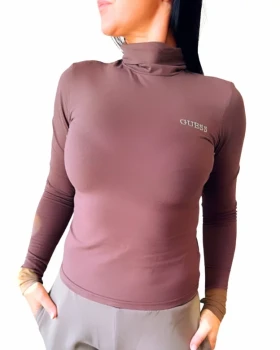 Dámský rolák Guess GRETA V6BP11 hnědá