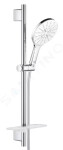 GROHE - Rainshower SmartActive Sada sprchové hlavice 150 9,5 l/min, 3 proudy, tyče 600 mm a hadice, měsíční bílá 26592LS0