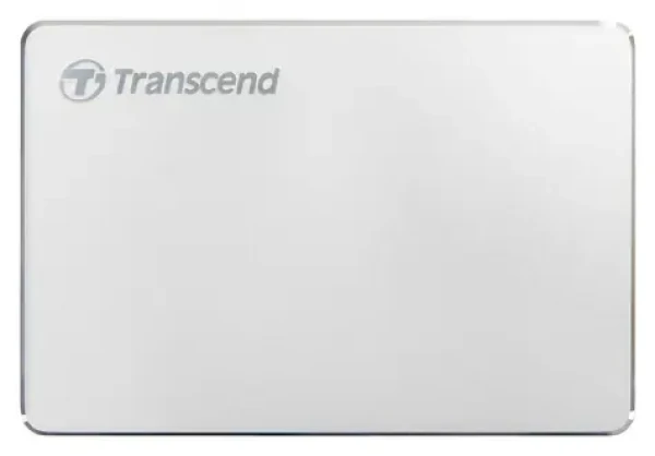 Transcend StoreJet 25C3S 1TB stříbrná / Externí HDD / 2.5" / USB-C 3.2 Gen 1 / 5 Gbit/s / Hliníkový kryt (TS1TSJ25C3S)