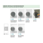 FORTE - Sprchové dveře DECO N2B - Barva rámu - Bílá, Rozměr A - 90, Výplň - Millerighe bezpečnostní sklo - 6 mm BDE453293S04