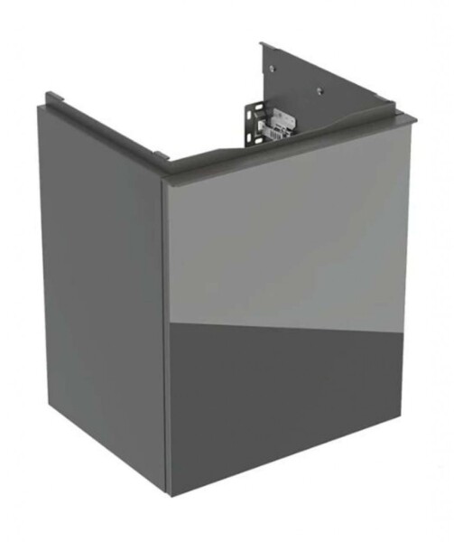 GEBERIT - Acanto Umyvadlová skříňka, 45x42x38 cm, 1 zásuvka, sklo/lávová 503.002.JK.2