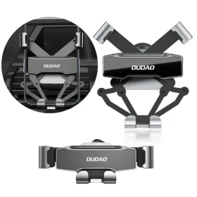 Dudao Gravitační držák na telefon do auta F11Pro / na ventilační mřížku / černá (82315)