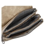 Trendy dámská crossbody kabelka Trina, krémová