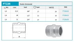 NOVASERVIS - Vsuvka chromovaná 3/8" FT226/10