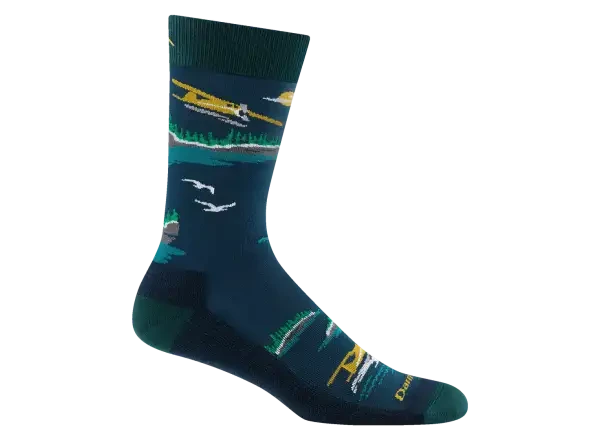 Darn Tough Float Boat Crew Lightweight Cushion pánské ponožky Midnight vel. M (41-42)