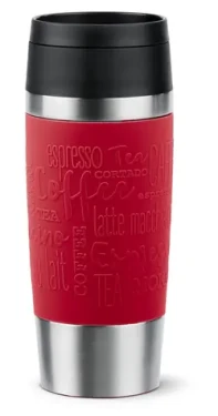 Emsa Travel Mug Classic 0.36l tmavě červená / Termohrnek / nerezová ocel (N2020400)