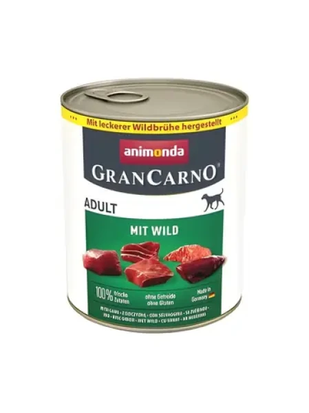 ANIMONDA Konzerva GranCarno Adult zvěřina 800 g / Pro psy / Bez obilovin a konzervantů (B4-82483)