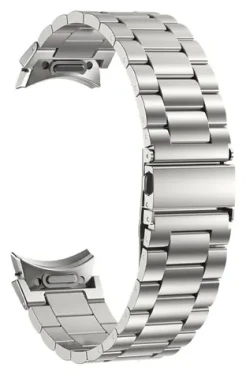 Puro METAL řemínek Samsung Galaxy Watch 4/5/6 stříbrná / Nerezová ocel / Kompatibilní s Galaxy Watch 4-6 Classic/Pro