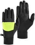 Salming CEP rukavice Cold Weather 2v1 Neon Yellow/black