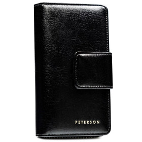 Trendy dámská koženková peněženka Peterson Gerita, černá