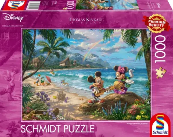 SCHMIDT Puzzle Minnie a Mickey na Havaji