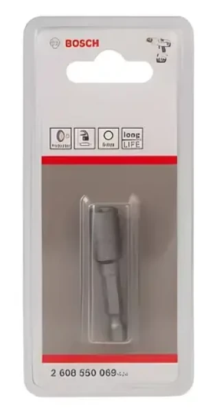 BOSCH Extra-Hard M3,5 / Nástrčný klíč / SW 6 mm / Délka 50 mm / S magnetem (2608550069)