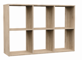 FRONTI Regál MALAX 2x3 Dub sonoma