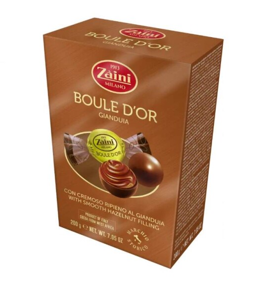 Zaini Boule D´Or Gianduia 200g čokoládové pralinky ZÁRUKA 8/26