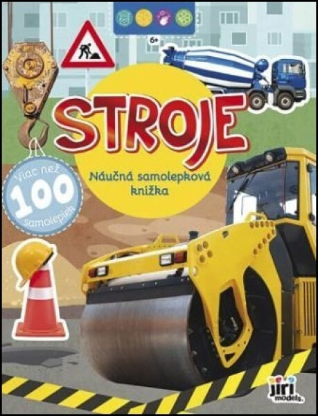 Náučná samolepková knižka 6+ Stroje