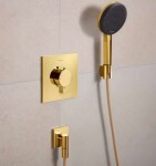 HANSGROHE - Ecostat Comfort E Termostatická baterie pod omítku, leštěný vzhled zlata 33710990
