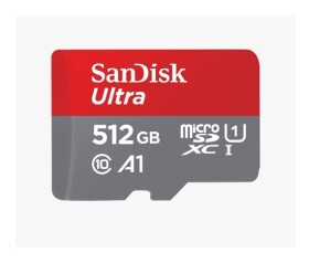 SanDisk MicroSDXC karta 512GB Ultra (100MB/s, Class 10, Android) + adaptér EDF_493325