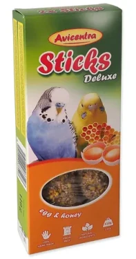 Avicentra Deluxe tyčinka pro andulky, vejce a med / Krmivo pro ptáky / 2 ks (722-3103)