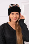 Dámská čepice Iris K348 black+mint UNI