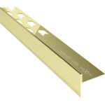 MEXEN - Line-B spádová lišta podlahová 120 cm levá, zlato 185001120L