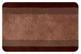 Spirella BALANCE koupelnová předložka hnědá / Koupelnová předložka / 55 x 65 cm / polyester / protiskluzová