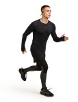 Pánské merino tričko s dlouhým rukávem ICEBREAKER Mens 125 ZoneKnit LS Crewe, Black velikost: L