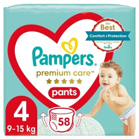 Pampers Premium care 4 Pants, 58ks, 9-15kg