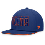 Fanatics Pánská kšiltovka Edmonton Oilers NHL Flat Brim Snapback