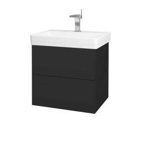 Dřevojas - Umyvadlová skříňka VARIANTE SZZ2 60 pro umyvadlo Laufen Pro S - N03 Graphite / N03 Graphite 194710