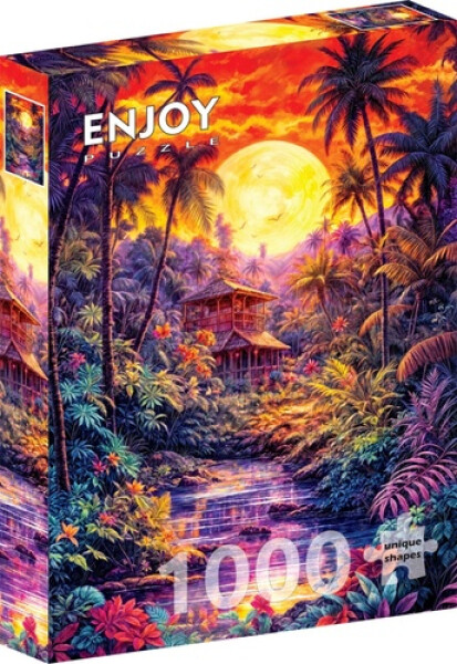 Puzzle Soumrak v džungli 1000 dílků