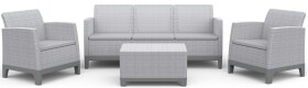 KETER SCANDI FORMA 3 SEATERS SET - Ash grey/Storm grey