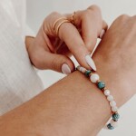 Inspirace 144 - Dámský set šperků Eloisa – měsíční kámen, tyrkys