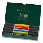 Popisovač Faber-Castell Pitt Artist Pen Dual Marker sada 5 ks