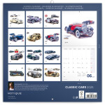 Kalendář 2025 poznámkový: Classic Cars Václav Zapadlík, 30 30 cm