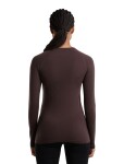 ICEBREAKER Wmns Merino 260 Zoneknit Seamless LS Crewe, Bittersweet velikost: L