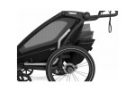 THULE CHARIOT SPORT 1 MIDNIGHT BLACK 2021 - Zdarma dopravné! (Nástupce legendárního vozíku Chariot CX. Špičkový vozík za kolo a kočárek pro běh a procházky. )