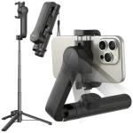 Araree Selfie Pod Gimbal 1X černá / Selfie tyč s gimbalem a tripodem / Bluetooth dálková spoušť / teleskopická 69 cm (AR60-02290A)