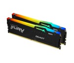 KINGSTON DIMM DDR5 32GB (Kit of 2) 6000MT/s CL30 Non-ECC FURY Beast RGB EXPO, Černá EDF_553827