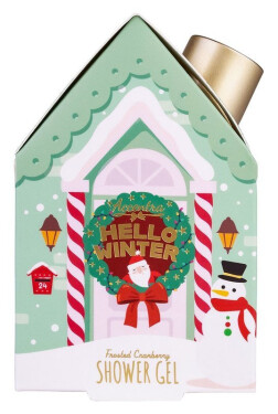 Sprchový gel Hello Winter tyrkysový Brusinka 50ml