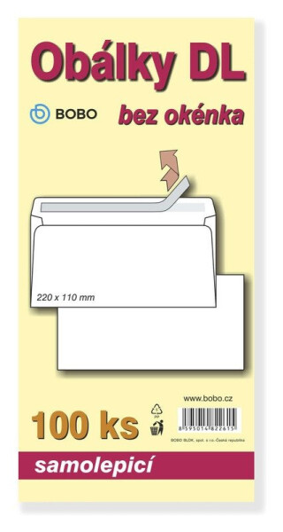 Obálky DL samolepicí (bal. 100ks)