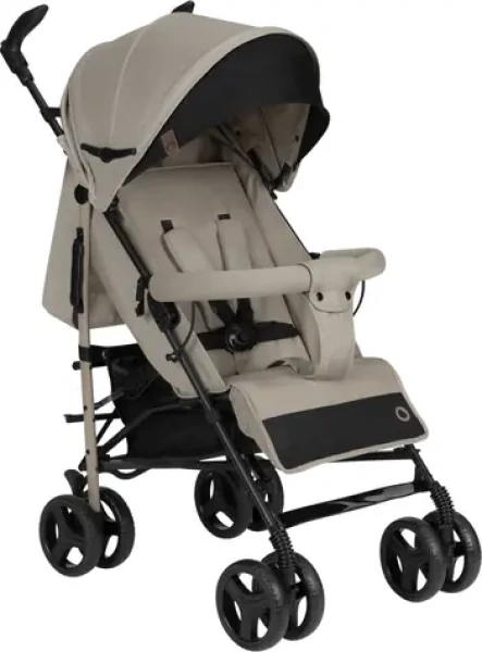LIONELO Kočárek golfový IRMA Beige Sand / Nosnost do 15 kg / 6-36 měsíců (LO-IRMA BEIGE SAND)
