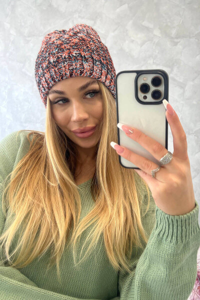 Fleecová čepice Merry K225 v červené barvě UNI