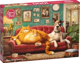CHERRY PAZZI Puzzle Cvičit začnu od zítra